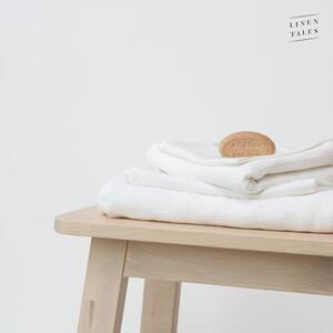 Asciugamano di lino bianco 65x45 cm White - Linen Tales