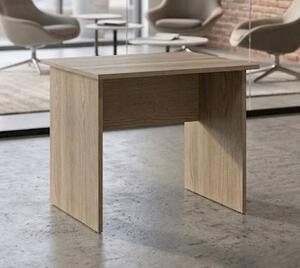 Scrivania fianco legno EASYSPACE cm 80x80x72 rovere canadese
