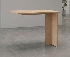 Allungo fianco legno EASYSPACE cm 80X60x72 rovere chiaro
