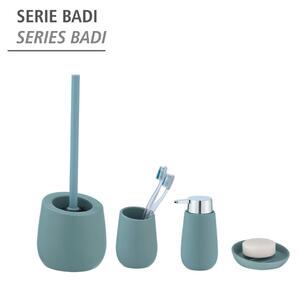 Tazza in ceramica blu per spazzolini da denti Badi - Wenko