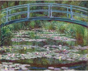 Riproduzione di un dipinto , 50 x 40 cm Claude Monet - The Japanese Footbridge - Fedkolor