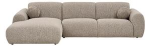 Divano angolare greige (con penisola a sinistra/con chaise lounge) Clyde – House Nordic