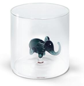 WD LIFESTYLE Bicchiere in Vetro Elefante