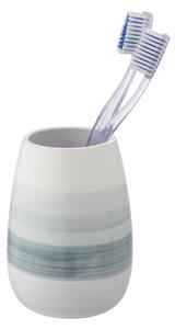 Tazza in ceramica bianca per spazzolini da denti Burgio - Wenko