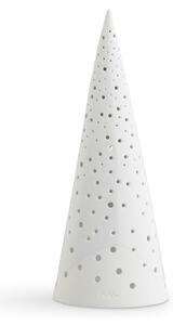 Portacandele natalizio bianco in bone china, altezza 30 cm Nobili - Kähler Design