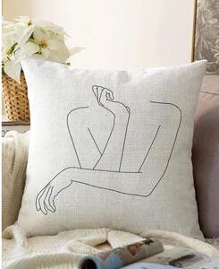 Federa in misto cotone Pose, 55 x 55 cm - Minimalist Cushion Covers