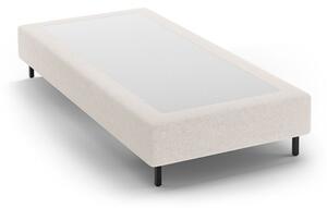 Letto singolo imbottito color crema senza testiera 90x200 cm Whale – Micadoni
