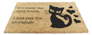 Zerbino in cocco 40x60 cm It's Really the Cats House - Artsy Doormats