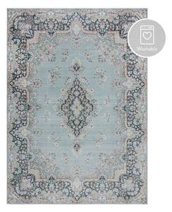Tappeto lavabile turchese 80x150 cm FOLD Colby - Flair Rugs