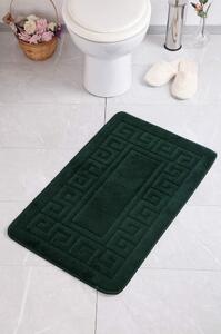 Tappeto da bagno verde scuro 60x100 cm Ethnic - Foutastic