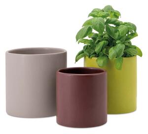 Contenitori in porcellana per vasi di erbe aromatiche in set da 3 pezzi ø 17 cm Siena - Remember