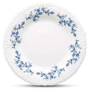 Piatto da portata bianco/blu in porcellana ø 32 cm Retro – BonBistro
