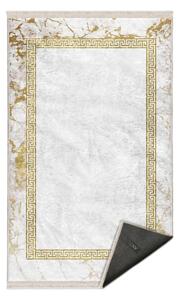 Tappeto in bianco-oro 160x230 cm - Mila Home