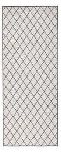 Tappeto da esterno grigio e crema , 80 x 350 cm Malaga - NORTHRUGS