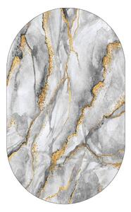 Tappeto in grigio-oro 80x120 cm - Rizzoli