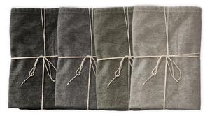 Set di 4 tovaglioli in lino Cool Grey, 43 x 43 cm - Really Nice Things