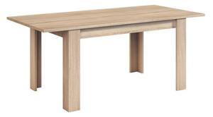 Tavolo allungabile da pranzo rettangolare in legno 140-190x90 cm Kendra Rovere - Fores