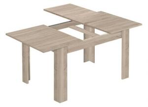 Tavolo allungabile da pranzo rettangolare in legno 140-190x90 cm Kendra Rovere - Fores