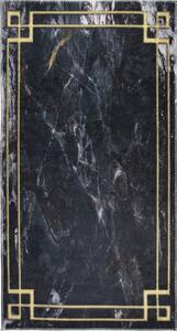 Tappeto lavabile grigio scuro 80x50 cm - Vitaus