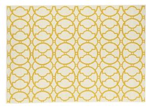 Tappeto da esterno beige e giallo , 160 x 230 cm Interlaced - Floorita