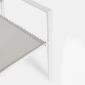 Sedie Da Esterno In Alluminio Bianche Con Braccioli Hilde Bizzotto - 4 pezzi - Bizzotto