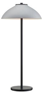 Lampada da tavolo Vali, 50 cm, nero/grigio