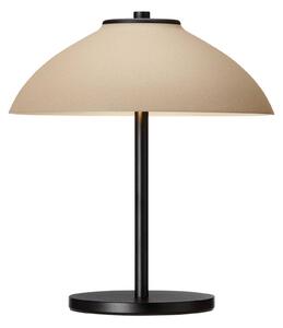 Lampada da tavolo Vali, 25,8 cm, nero/beige
