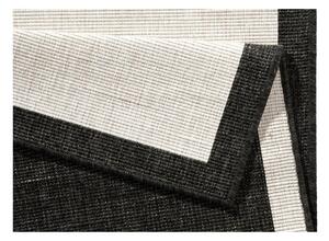Tappeto da esterno nero e crema , 80 x 250 cm Panama - NORTHRUGS