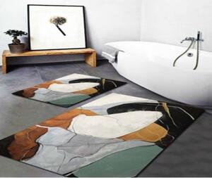 Set di 2 tappetini da bagno Mila Home Post Modern Art - Minimalist Home World