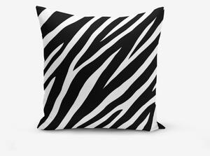 Federa in bianco e nero con Zebra in cotone, 45 x 45 cm - Minimalist Cushion Covers