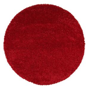 Tappeto rosso , ø 80 cm Aqua Liso - Universal