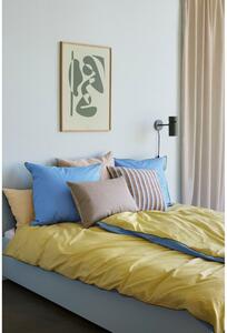 Biancheria da letto in cotone blu e giallo Linea II., 140 x 220 cm - Hübsch