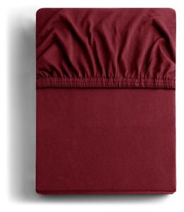 Lenzuolo di jersey rosso da collezione, 140/160 x 200 cm Amber - DecoKing