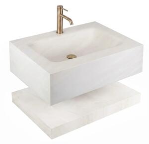 Lavabo da Parete con Mensola Rea Apollo Gran Cloud Sky 70