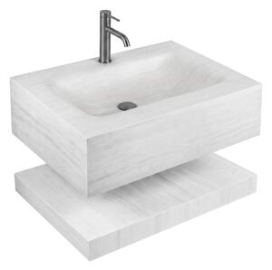 Lavabo sospeso con mensola Rea Apollo Muralto Roma 70