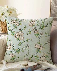 Federa verde in misto cotone Blooming, 55 x 55 cm - Minimalist Cushion Covers