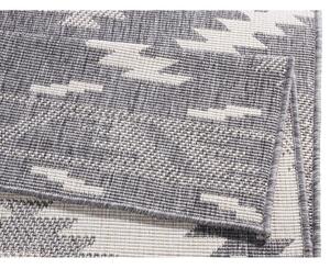 Tappeto da esterno grigio e crema , 80 x 250 cm Malibu - NORTHRUGS
