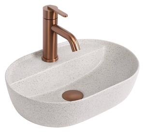 Lavabo da appoggio Rea Aura 42 Sandy