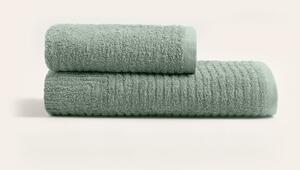 Asciugamani e teli da bagno in cotone verde in set di 2 pezzi - Foutastic