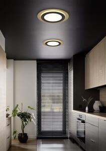 Apparecchio da soffitto LED dimmerabile nero-oro ø 45 cm Morgan - Trio