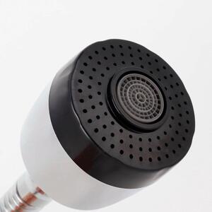 Rubinetto a parete in metallo 360° rotante miscelatore lavello 2 modalità con maniglia monocomando per casa giardino bagno lavanderia - G1/2in