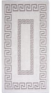 Tappeto in cotone grigio e beige , 80 x 200 cm Versace - Vitaus