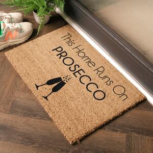 Zerbino in cocco 40x60 cm This Home Runs On Prosecco - Artsy Doormats