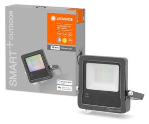 LEDVANCE SMART+ WiFi Floodlight, RGBW, grigio, 10W