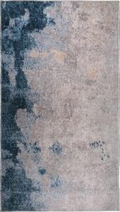 Tappeto lavabile blu e crema 180x120 cm - Vitaus