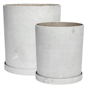 Vasi in pietra in set di 2 pezzi ø 30 cm Podium - Hübsch