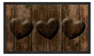 Zerbino marrone Hearts, 45 x 75 cm - Hanse Home