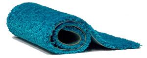 Tappeto blu , ø 80 cm Aqua Liso - Universal