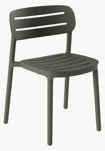 Set di 4 sedie da giardino impilabili Croisette