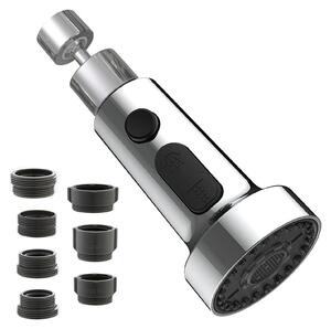 Regolatore del flusso dell'acqua del rubinetto - Ventilatore per cucina - Rotazione a 360° - Estensione per ventilatore del rubinetto - Risparmio idrico - Adatto per il bagno - Modello QPQ-006